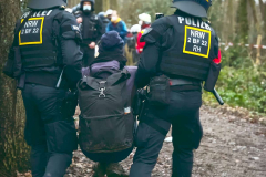 25. Januar 2022 Tag X - Räumung der Sitzblockade.