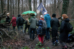 Demo am 2. Januar 2022. Waldspaziergang.