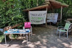 Informationsstand am Wanderparkplatz Hermgesberg